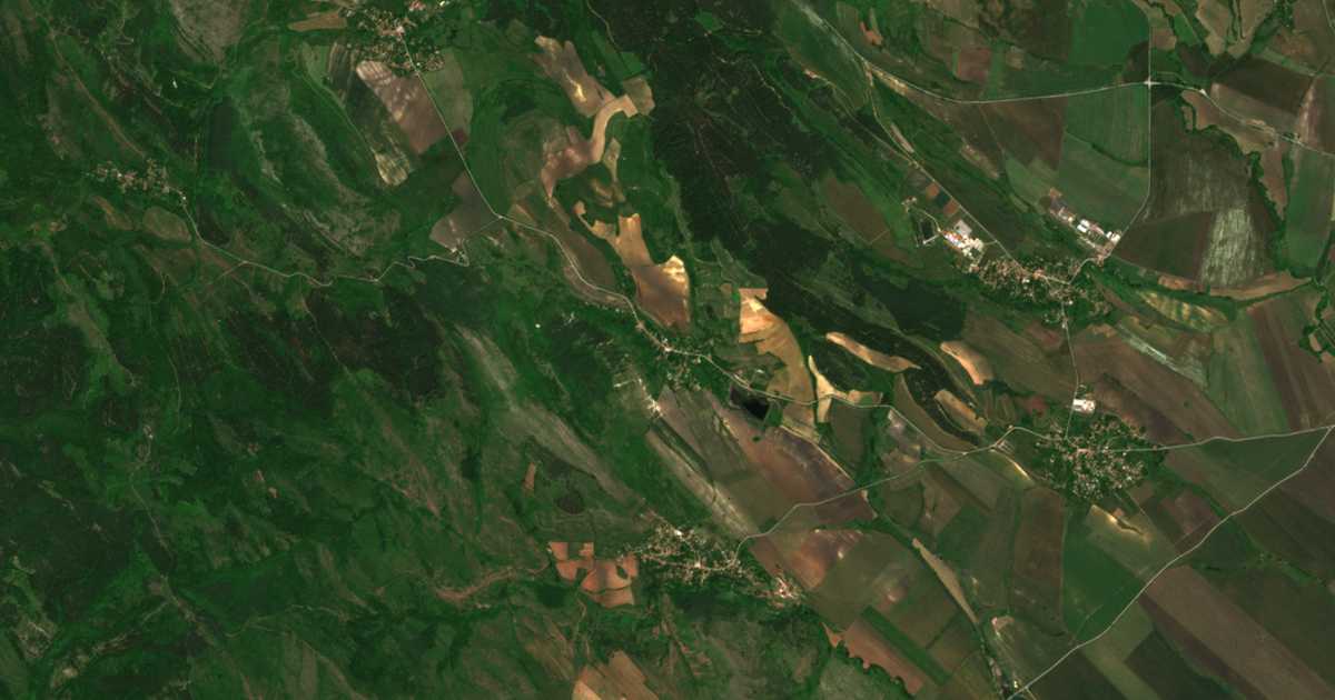 Δορυφορικός χάρτης: Μπρεζνισκι Ιζβορ