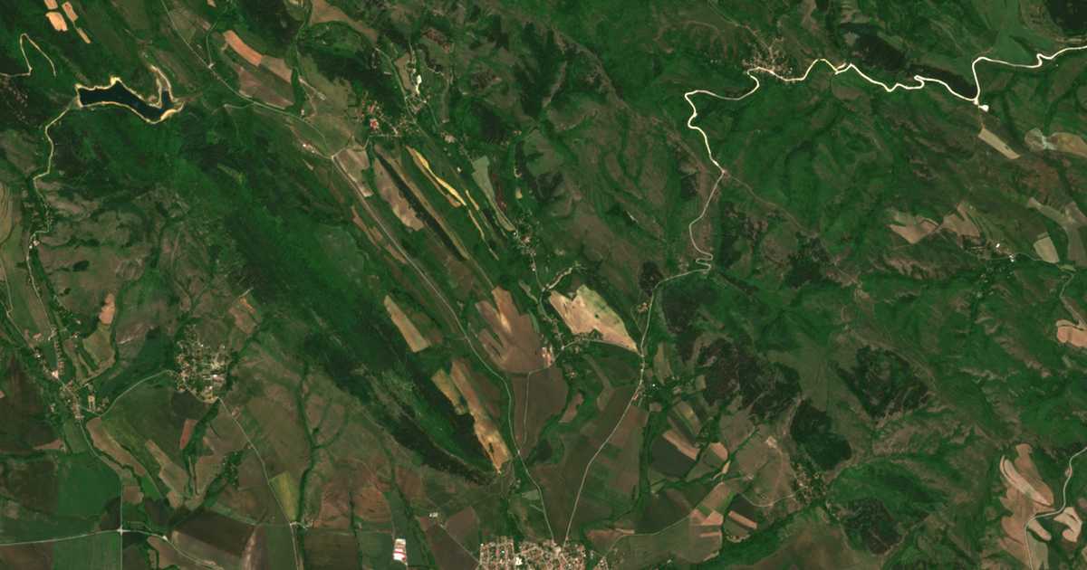 Δορυφορικός χάρτης: Ντολνι Ρομαντσι
