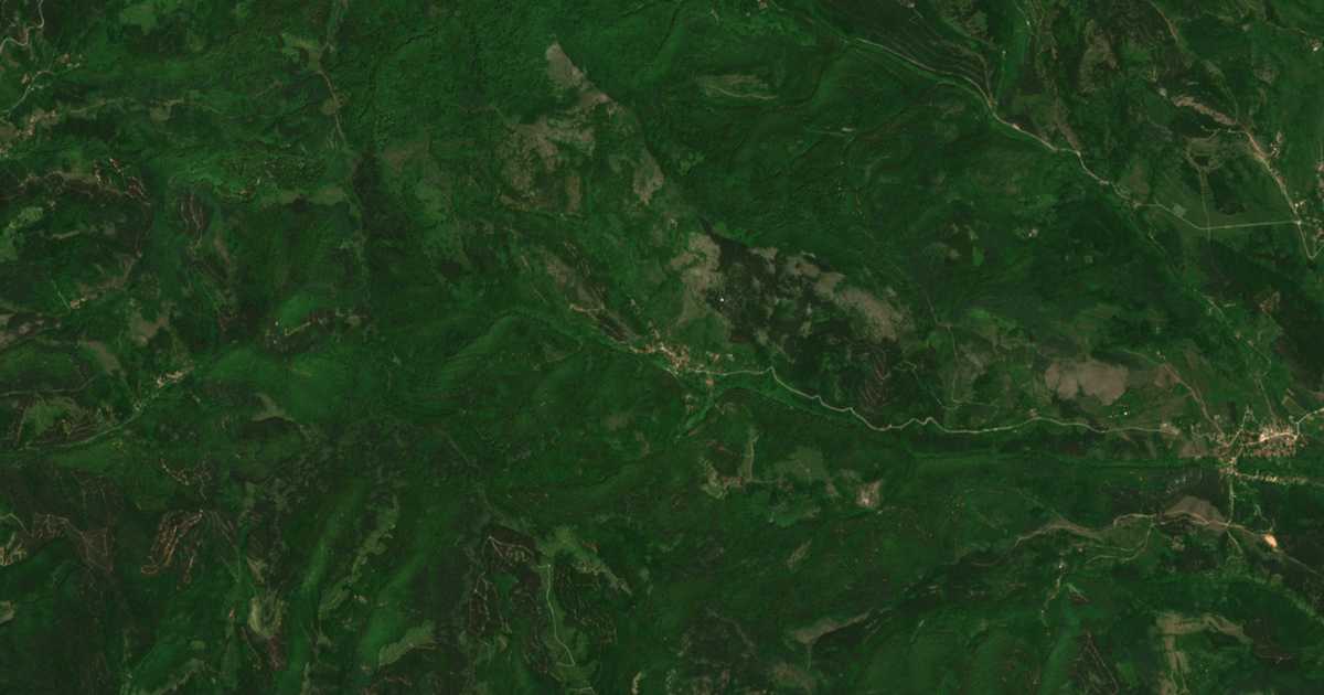 Δορυφορικός χάρτης: Γκορνα Σεκιρνα