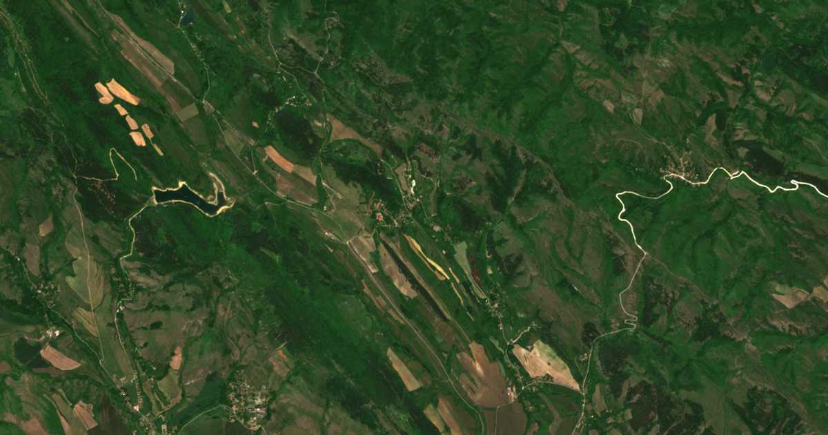 Δορυφορικός χάρτης: Γκορνι Ρομαντσι