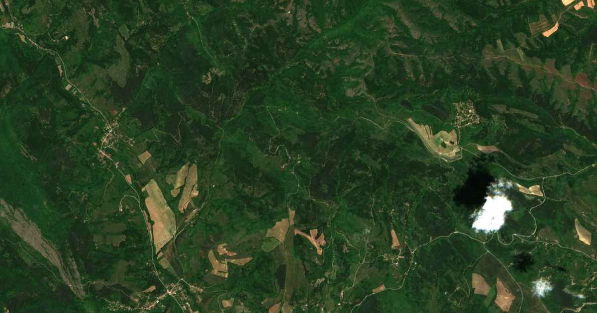 Δορυφορικός χάρτης: Σλατινο
