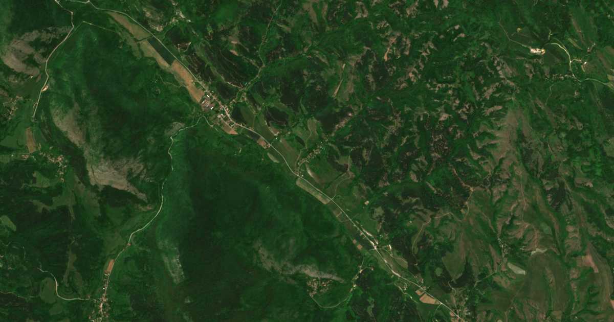 Δορυφορικός χάρτης: Μρακετιντσι