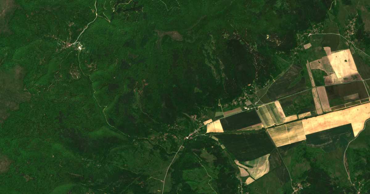 Δορυφορικός χάρτης: Στρεζιμιροβτσι