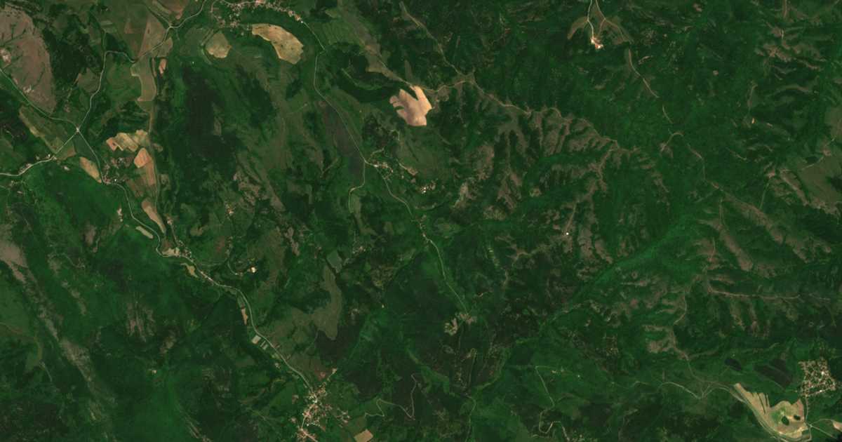 Δορυφορικός χάρτης: Μπερεντε