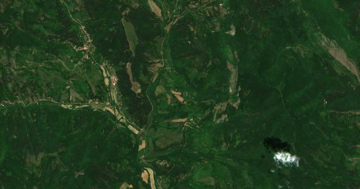 Δορυφορικός χάρτης: Ντολνα Βραμπτσα
