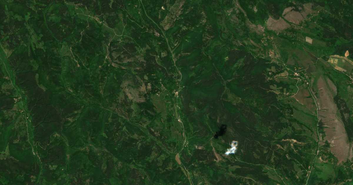 Δορυφορικός χάρτης: Γκορνα Γκλογκοβιτσα