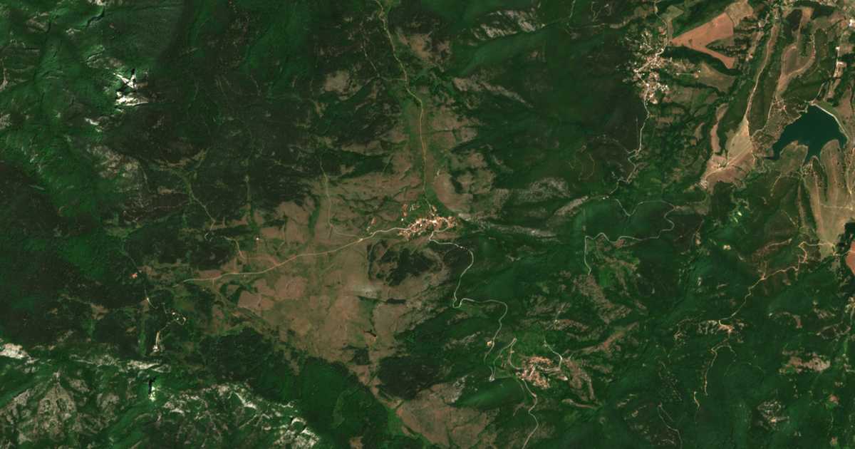 Δορυφορικός χάρτης: Ντομπροσταν