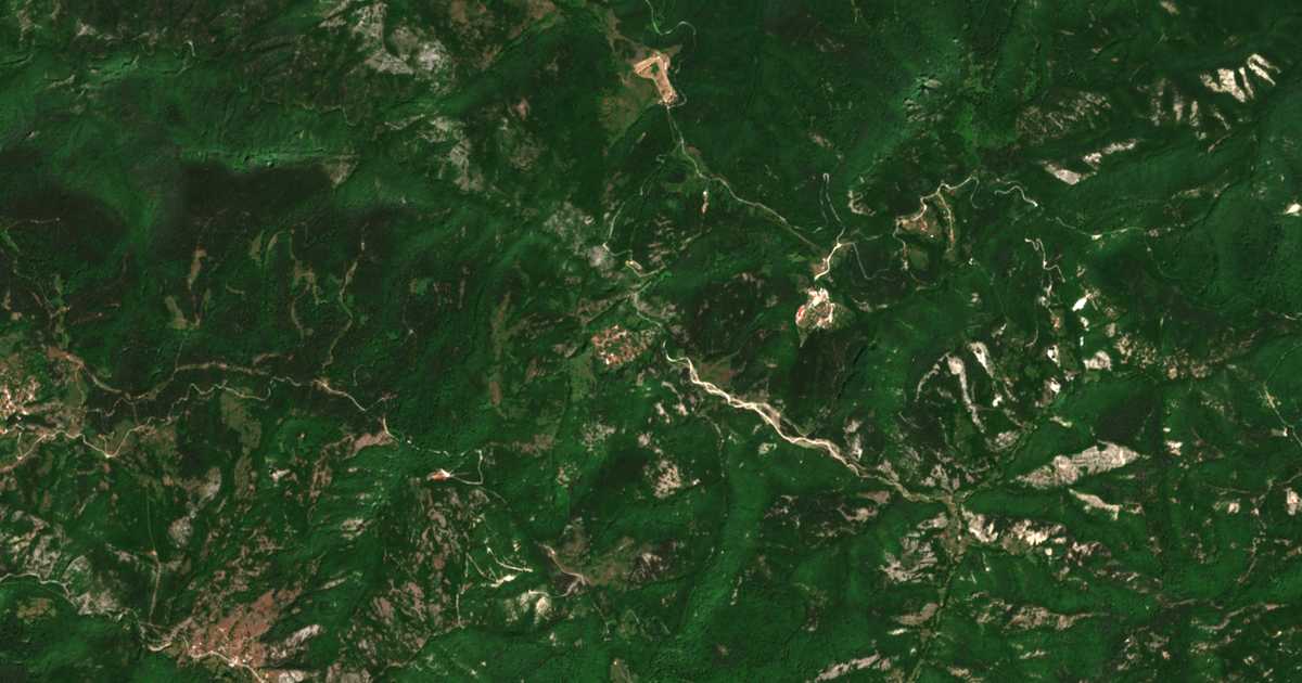 Δορυφορικός χάρτης: Μοστοβο