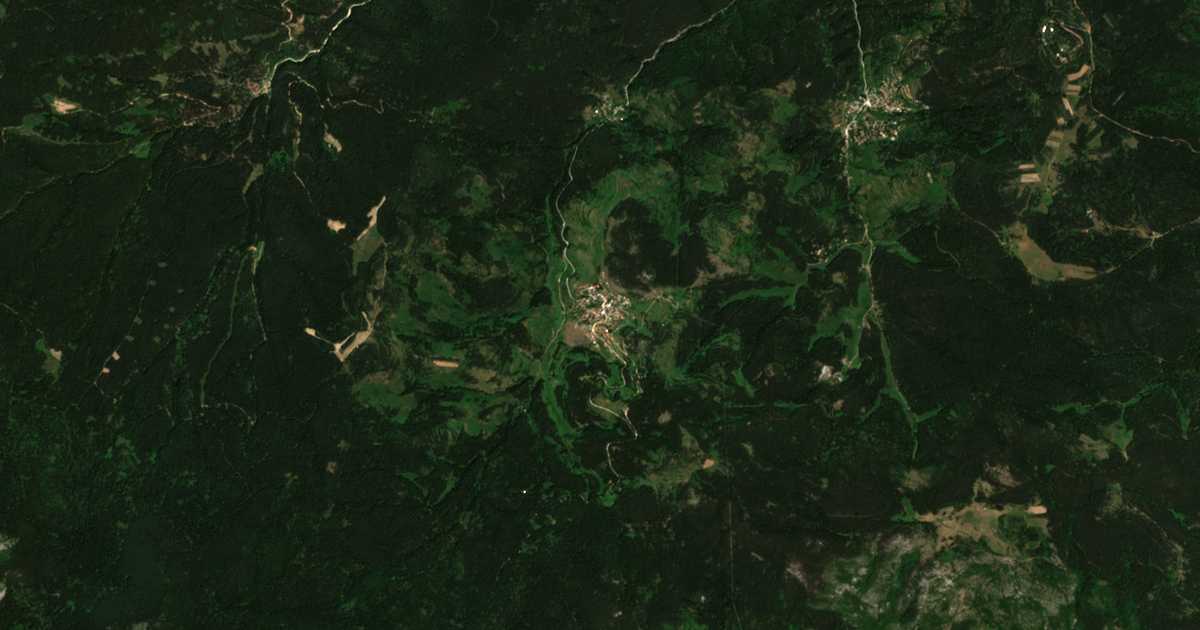 Δορυφορικός χάρτης: Λιλκοβο
