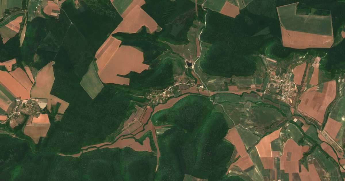 Δορυφορικός χάρτης: Λισι Βραχ