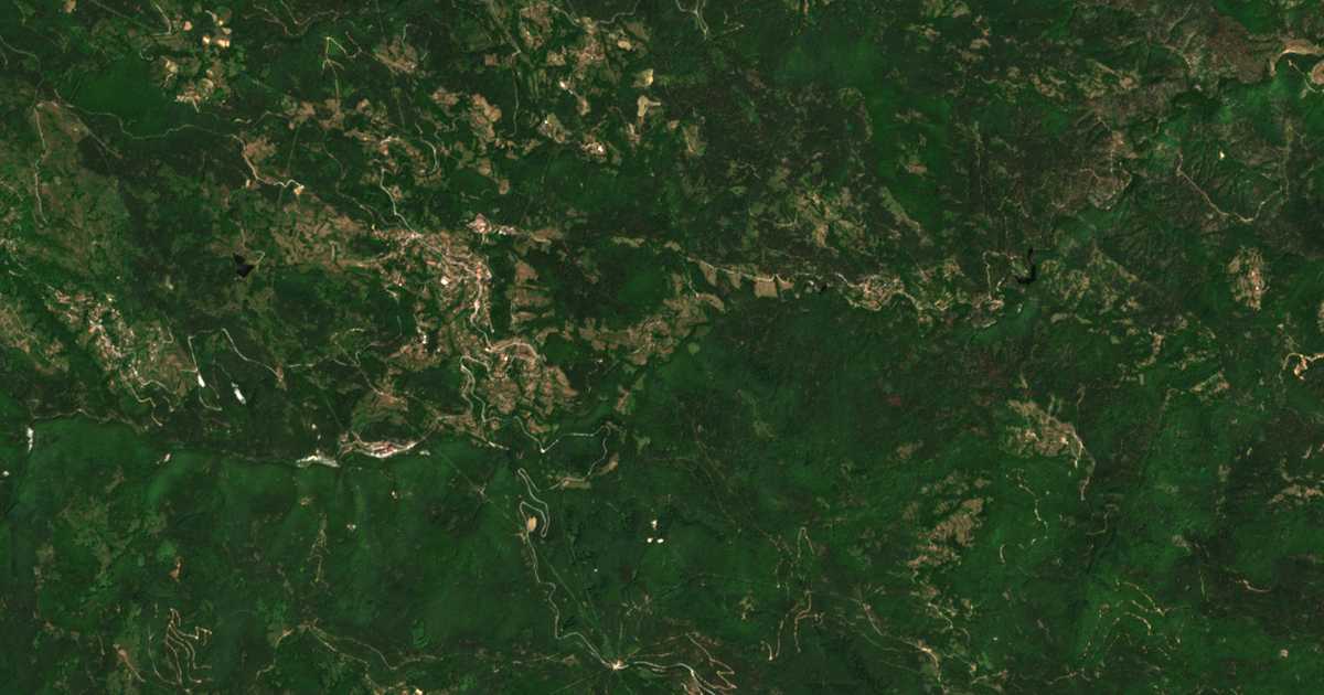 Δορυφορικός χάρτης: Ντεμπελιανοβο