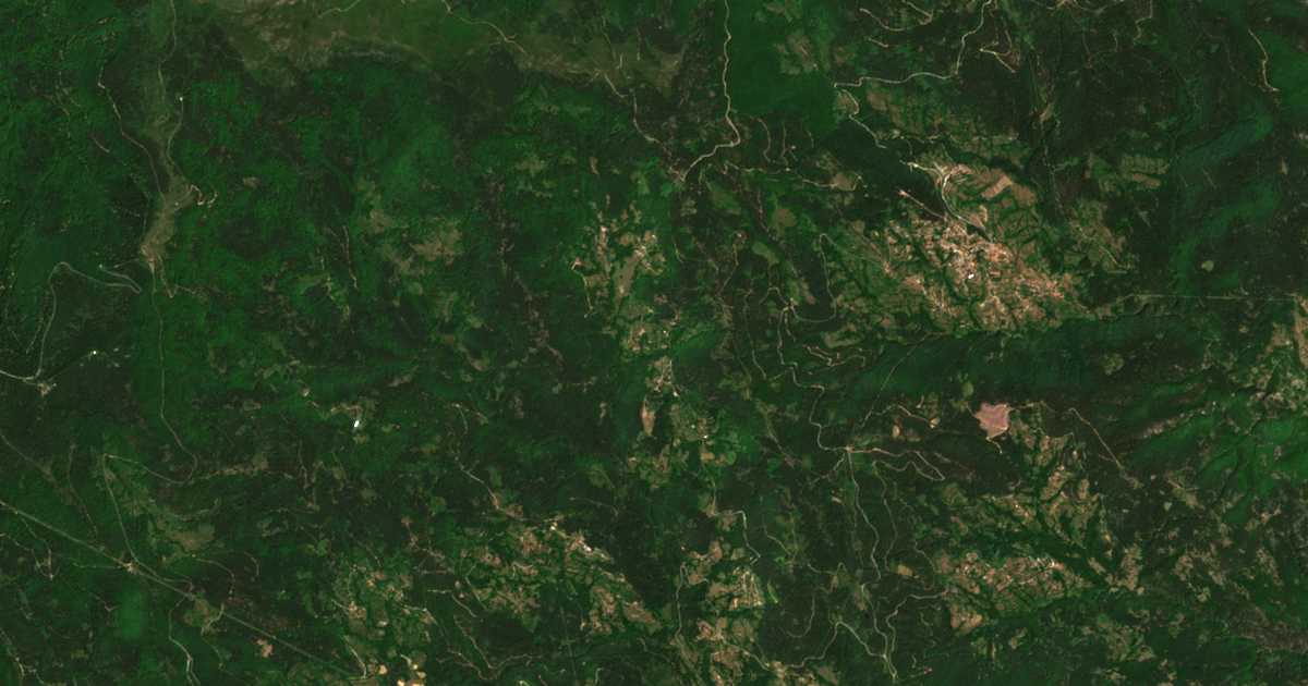 Δορυφορικός χάρτης: Γκλογκινο