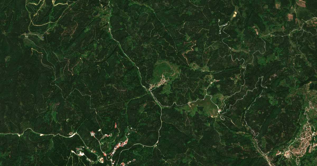 Δορυφορικός χάρτης: Προγκλεντ