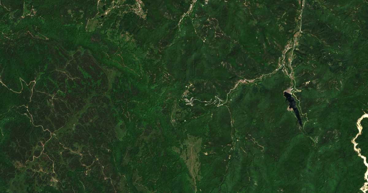 Δορυφορικός χάρτης: Μοτσουρε