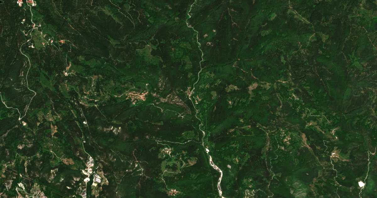 Δορυφορικός χάρτης: Μποστινα