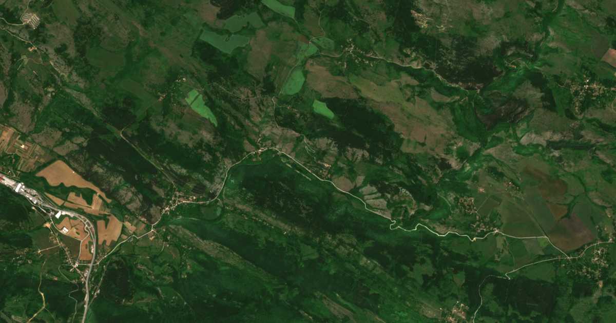Δορυφορικός χάρτης: Μπερεντε Ιζβορ