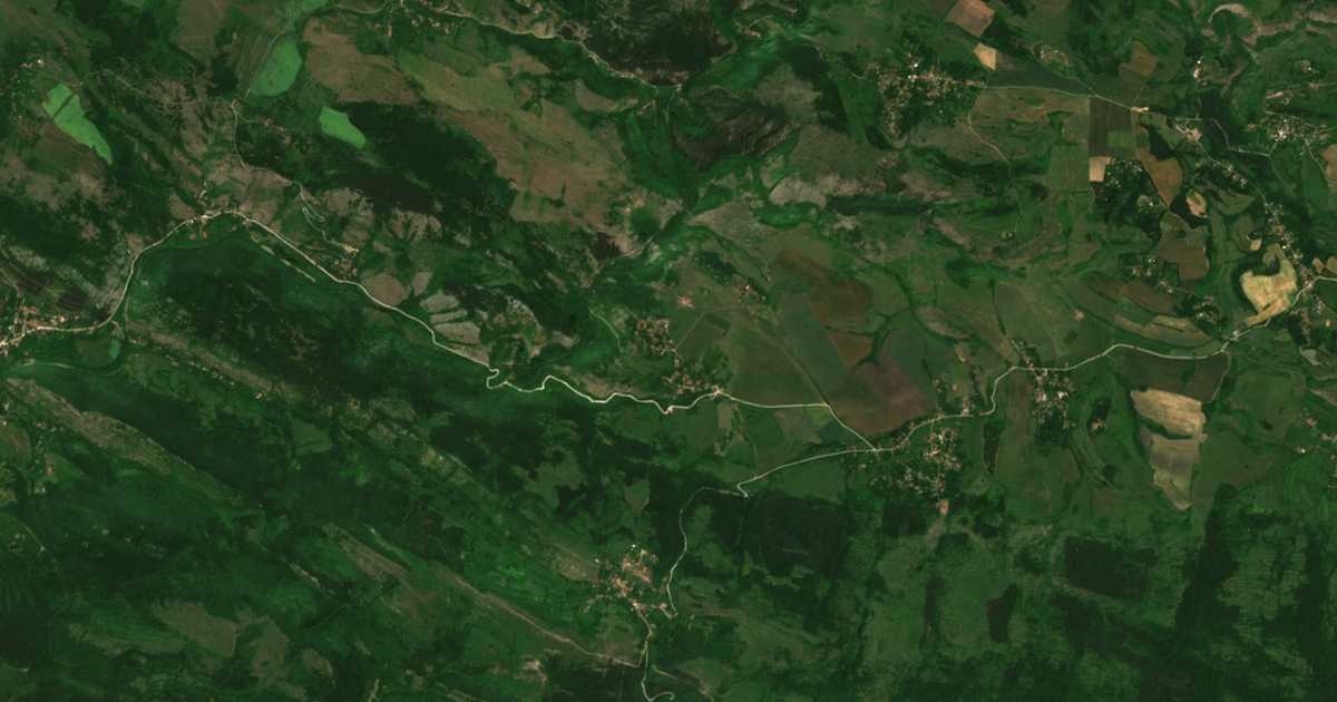 Δορυφορικός χάρτης: Μπερεντε