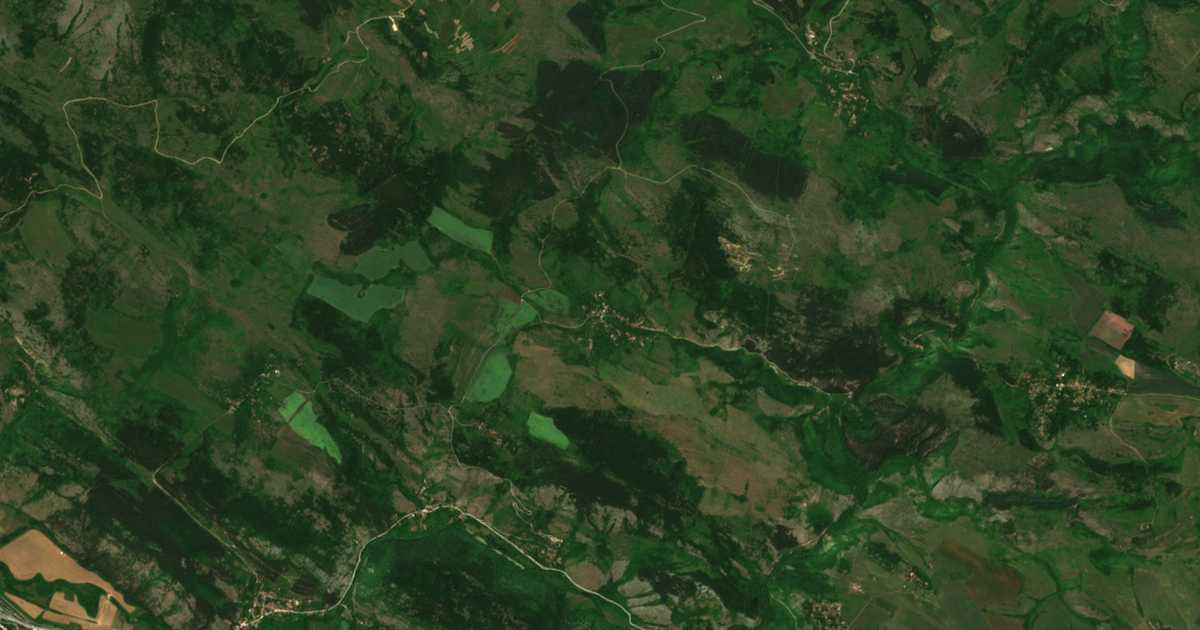 Δορυφορικός χάρτης: Τσεπαρλιντσι
