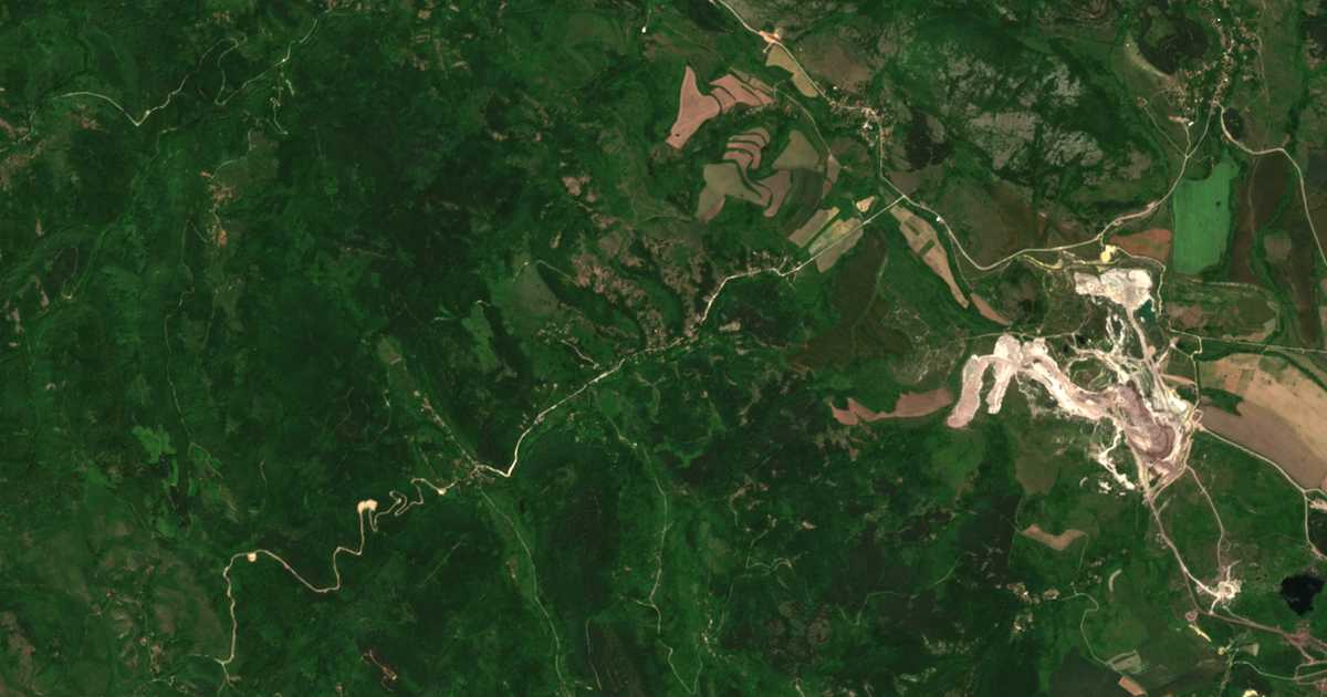 Δορυφορικός χάρτης: Κρουσα