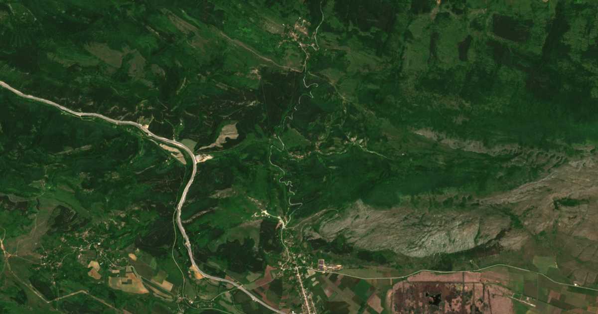 Δορυφορικός χάρτης: Λετνιτσα