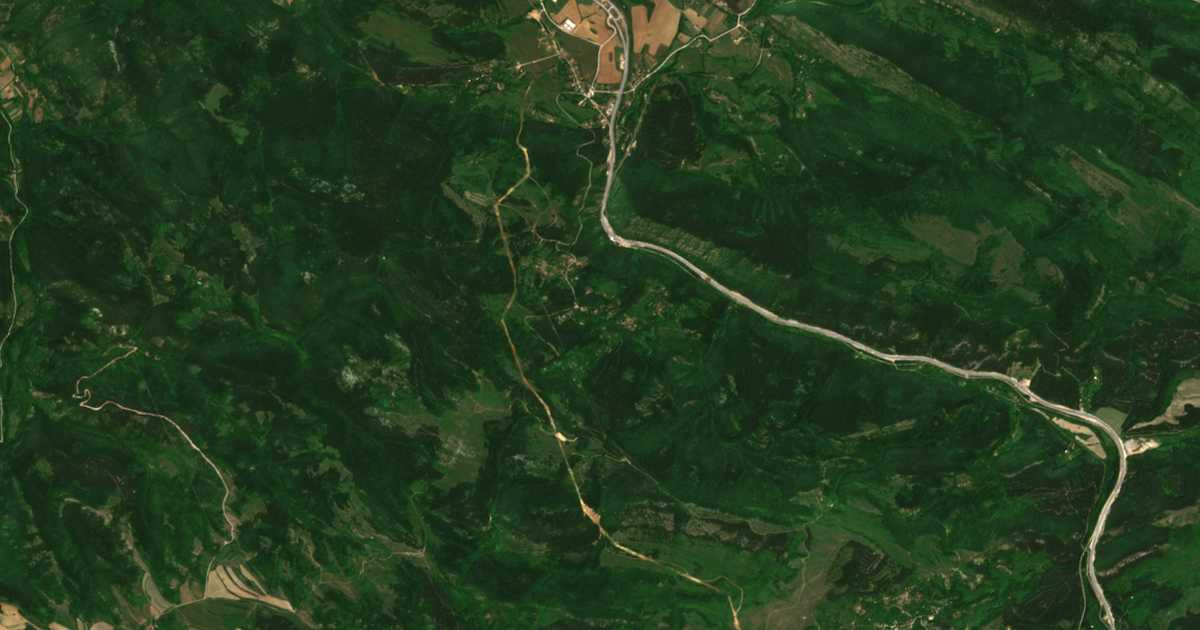 Δορυφορικός χάρτης: Νοβο Μπαρντο