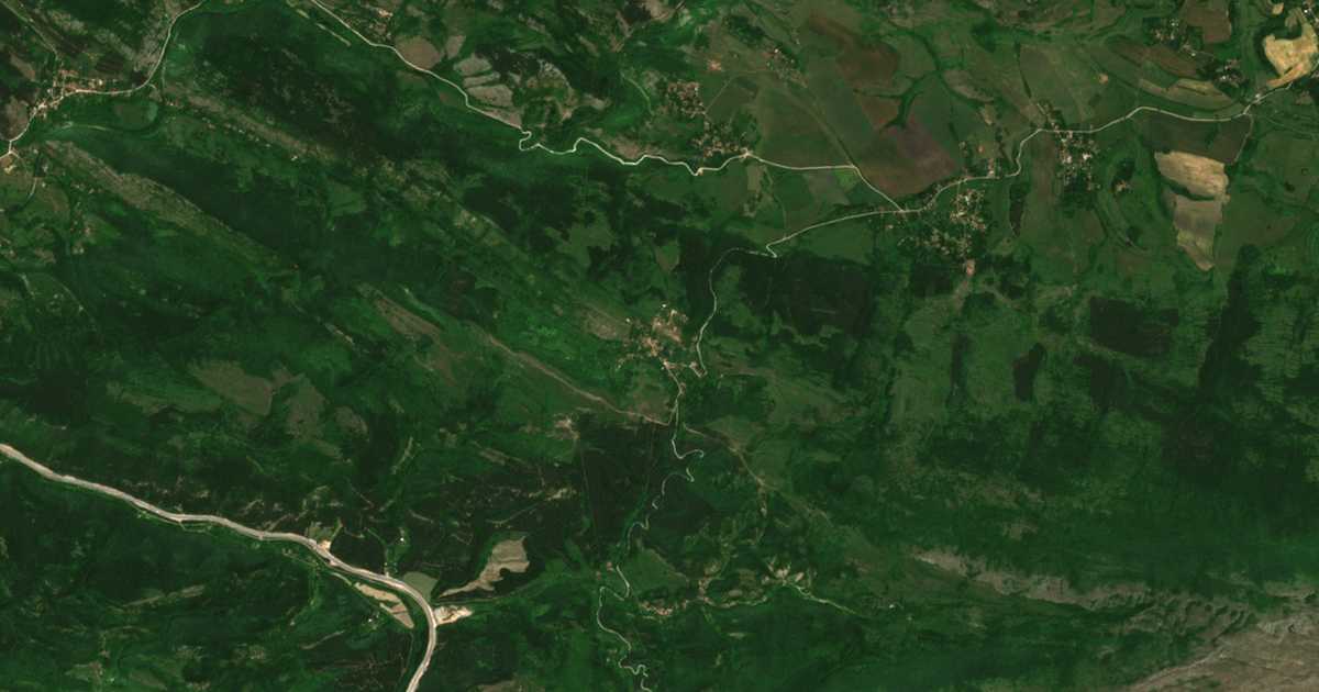 Δορυφορικός χάρτης: Πρεκραστε