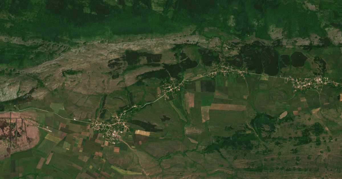 Δορυφορικός χάρτης: Ραγιανοβτσι