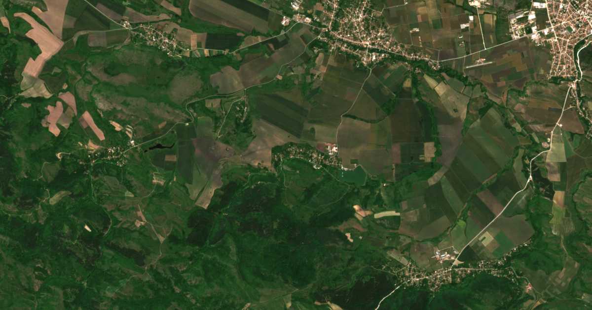 Δορυφορικός χάρτης: Μπρατουσκοβο