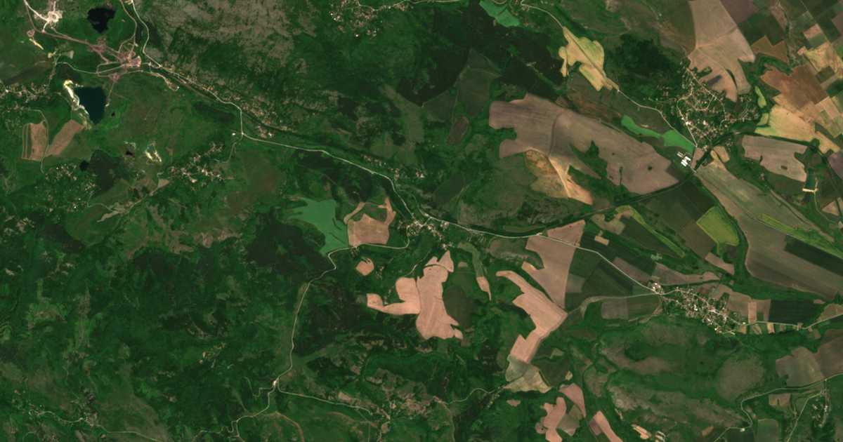 Δορυφορικός χάρτης: Ντραγκοτιντσι