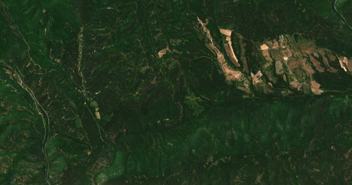Δορυφορικός χάρτης: Ζεργκοβετς