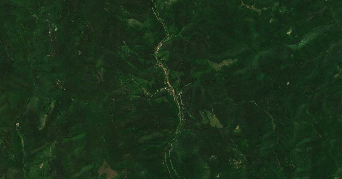 Δορυφορικός χάρτης: Μπορουστιτσα