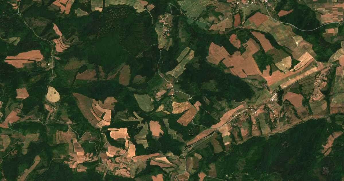 Δορυφορικός χάρτης: Πτσελνο