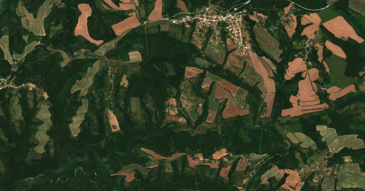 Δορυφορικός χάρτης: Σισκοβιτσα