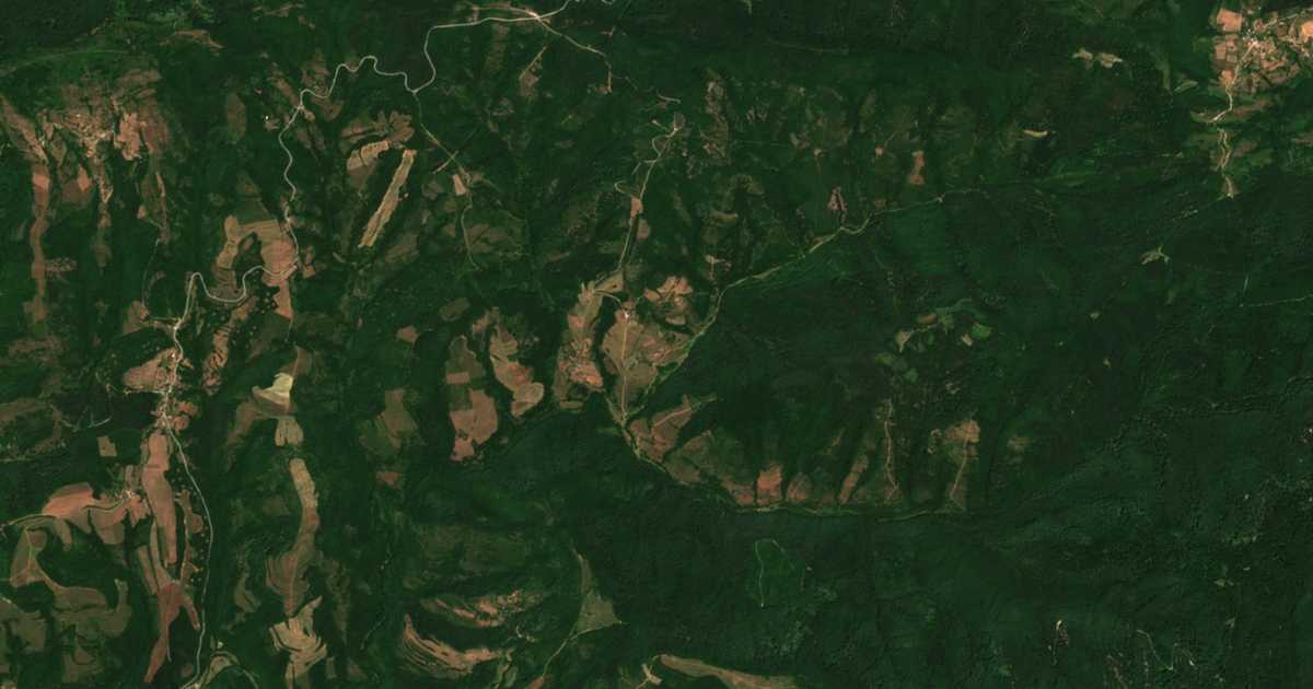Δορυφορικός χάρτης: Σβιρτσοβο