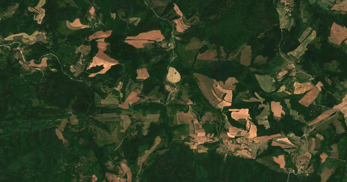 Δορυφορικός χάρτης: Σβομποντιτσα
