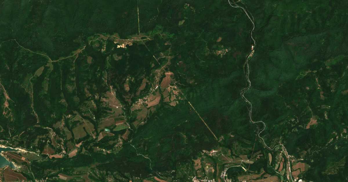 Δορυφορικός χάρτης: Ταρκασενι