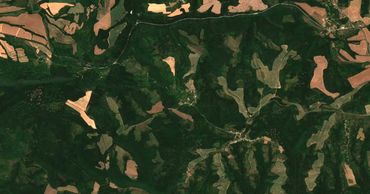 Δορυφορικός χάρτης: Ζελεζαρτσι