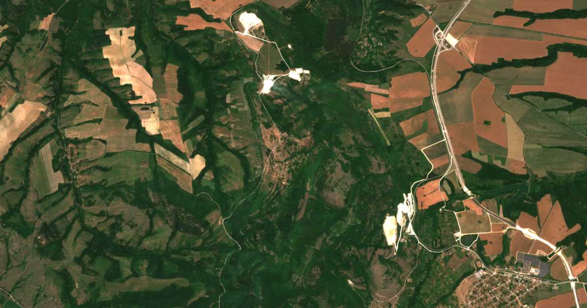Δορυφορικός χάρτης: Γκρανιτοβο