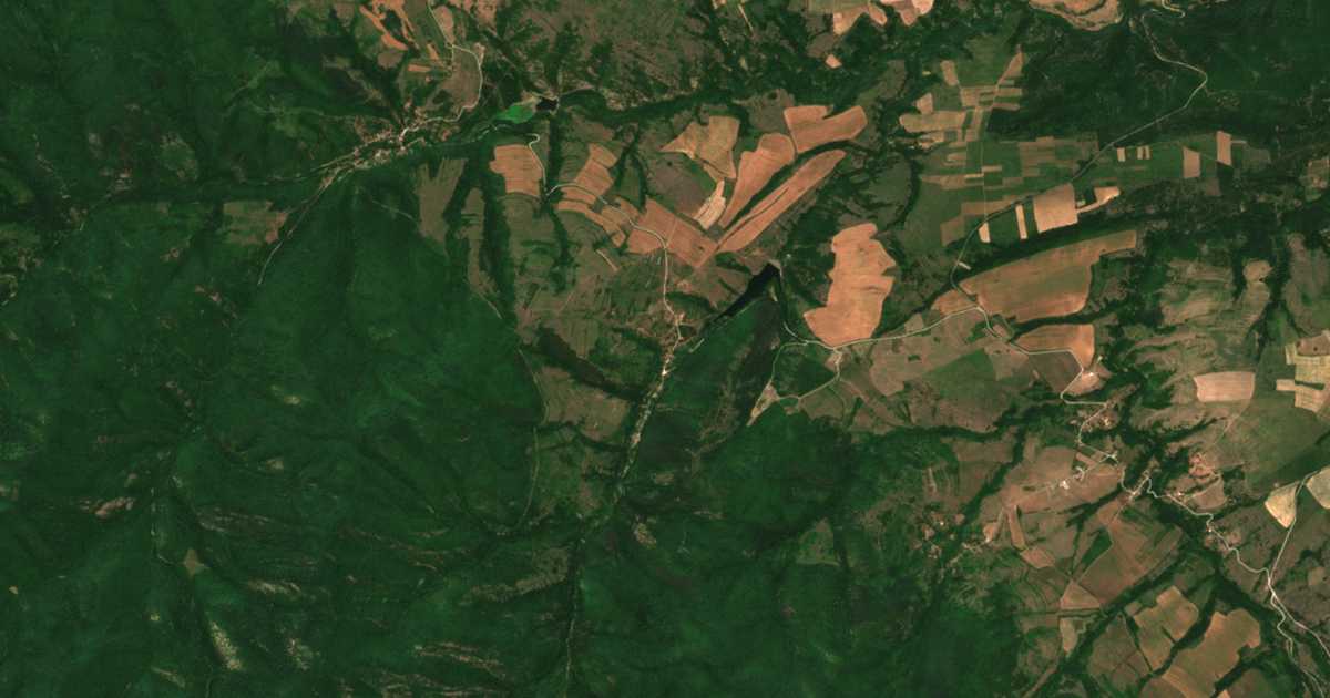 Δορυφορικός χάρτης: Οσανε