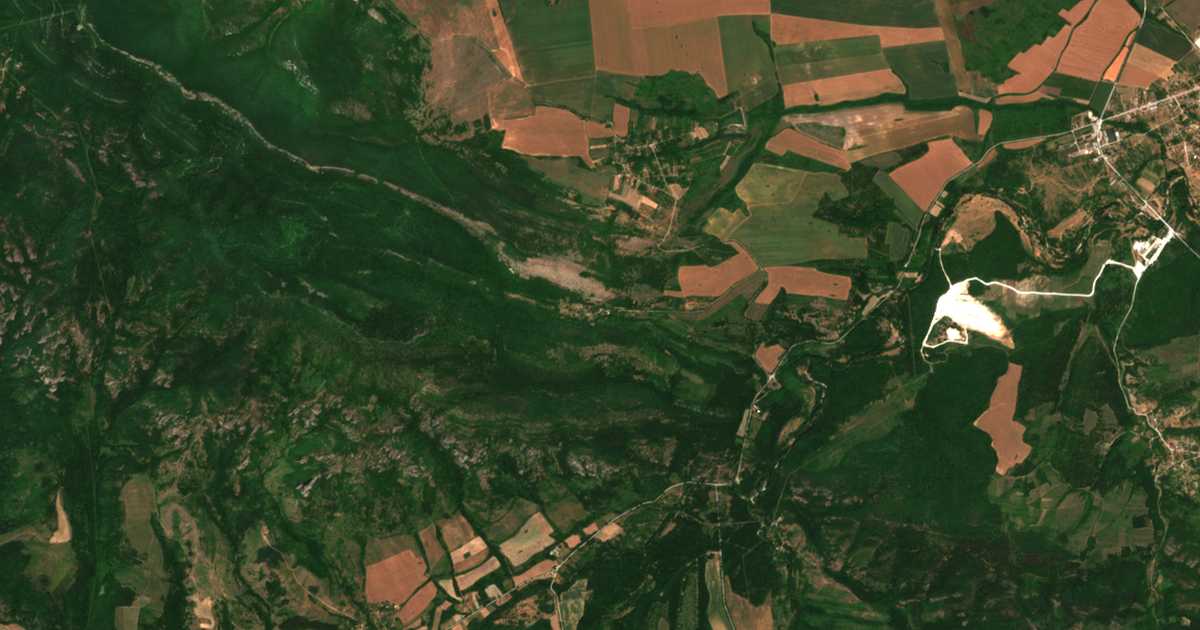 Δορυφορικός χάρτης: Γιανοβετς