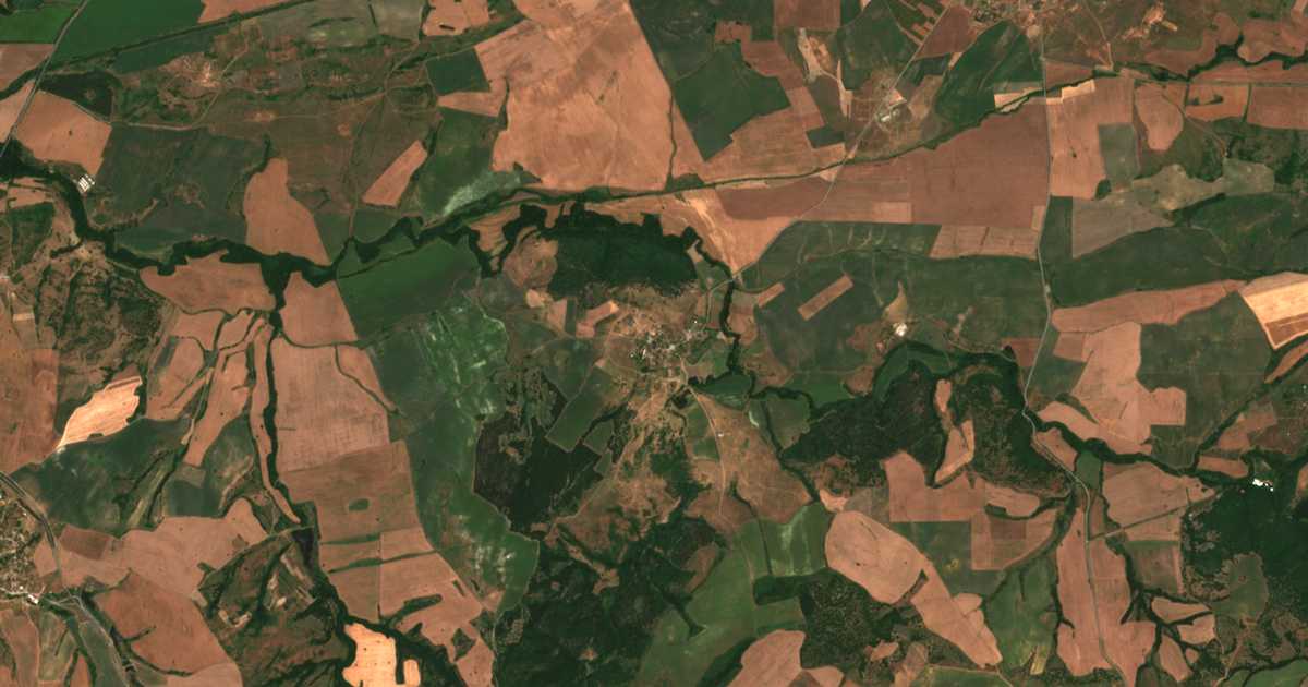 Δορυφορικός χάρτης: Τσερνοζεμ