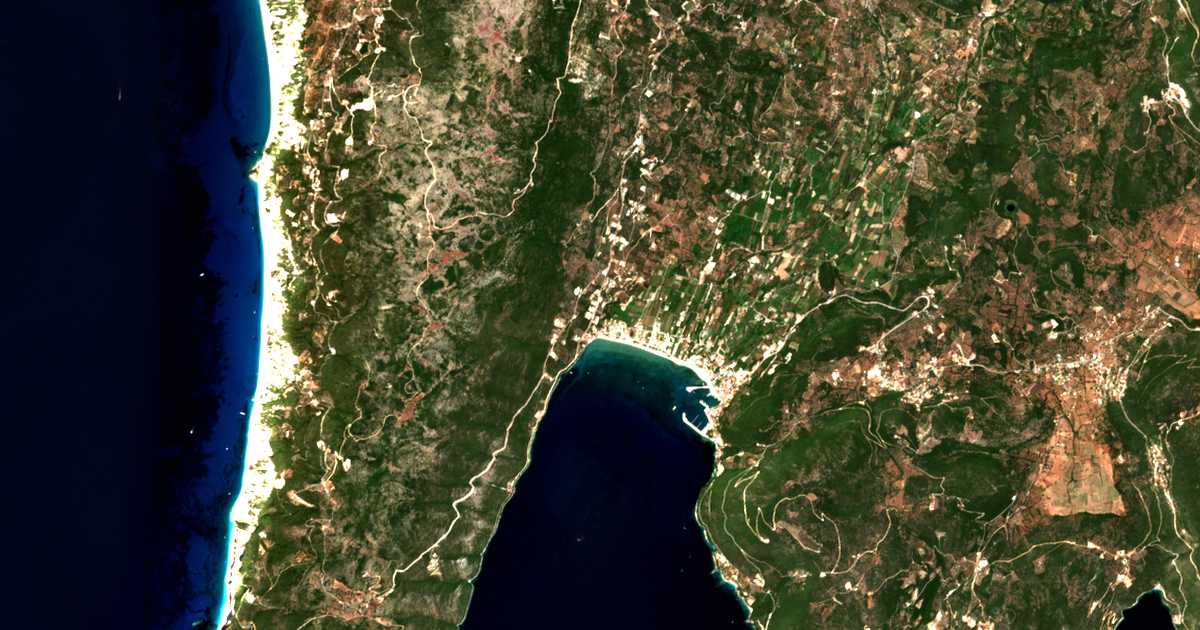 Δορυφορικός χάρτης: Πόντη Αγίου Πέτρου
