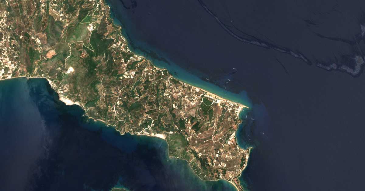 Δορυφορικός χάρτης: Άνω Βασιλικός