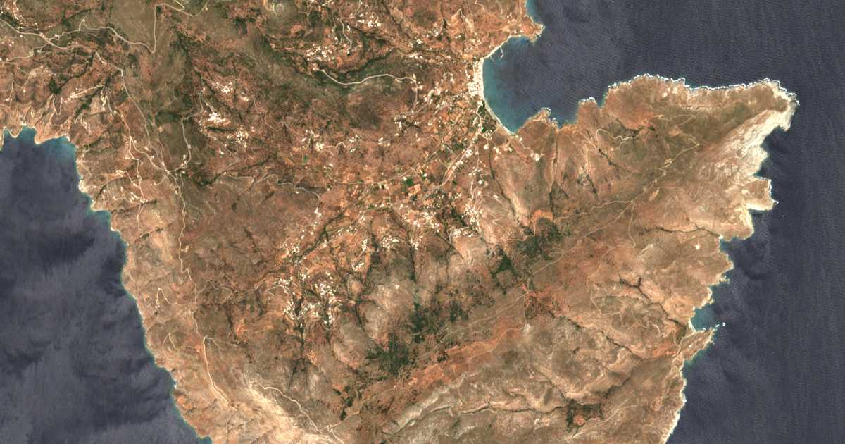 Δορυφορικός χάρτης: Κόρθι