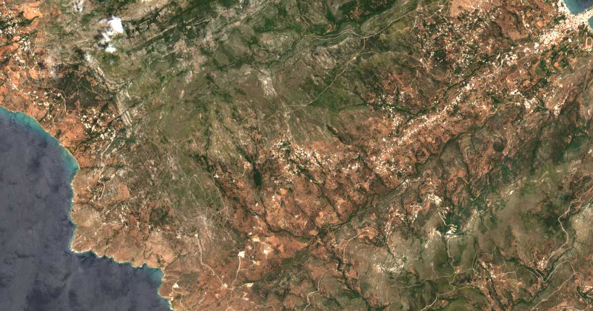 Δορυφορικός χάρτης: Πιτροφός